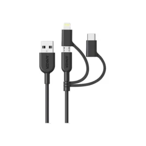 Anker PowerLine II 3-in-1 Cable – 3ft