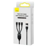 Baseus Two for Three 100W Cable
