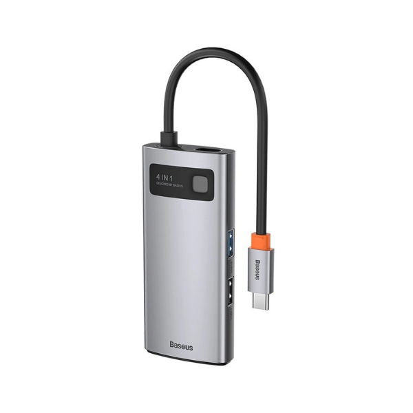 Baseus Metal Gleam 4-in-1 Type-C Hub Adapter Baseus Metal Gleam 4-in-1 Type-C Hub Adapter