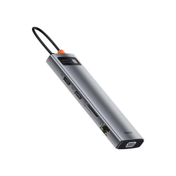 Baseus Metal Gleam Series 11 in 1 Multifunctional Type-C Hub Baseus Metal Gleam Series 11 in 1 Multifunctional Type-C Hub
