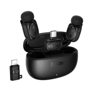 Hoco L19 Graceful Dual Mic Lavalier Wireless Microphone