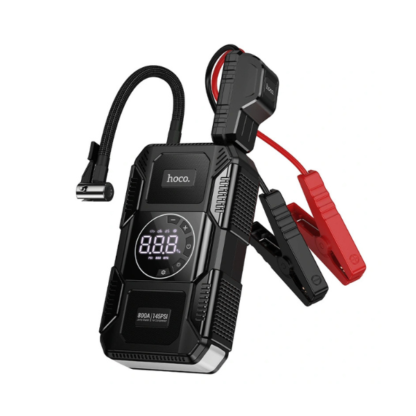 Hoco QS6 Jump Starter Inflator Hoco QS6 Jump Starter Inflator