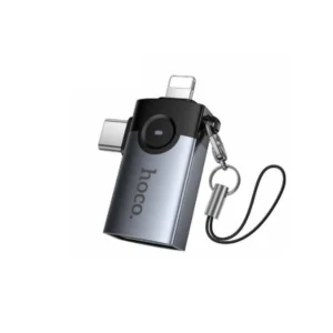 Hoco UA46D 2-in-1 OTG Adapter Lightning & Type-C to USB Converter
