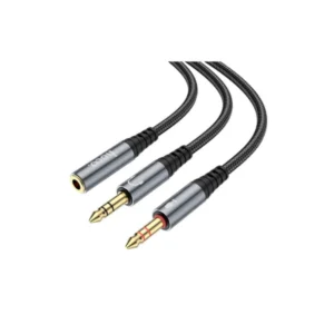 Hoco UPA21 2-in-1 3.5mm Female to 3.5mm 2 Male Audio Adapter Cable