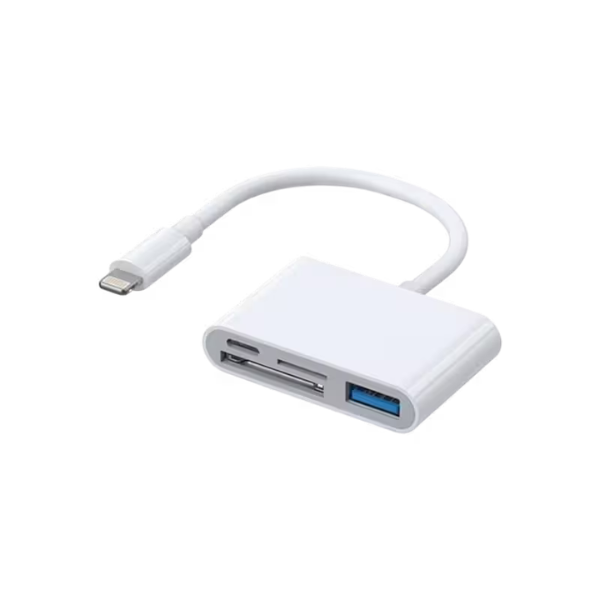 Joyroom S-H142 4-in-1 Card Reader With Lightning Connector Joyroom S-H142 4-in-1 Card Reader With Lightning Connector