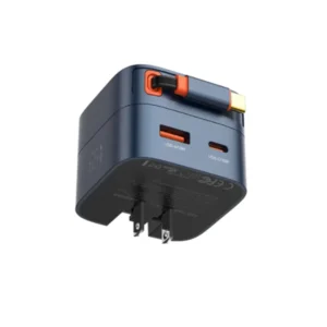 LDNIO Q10 65W GaN Fast Charger with 80cm Retractable Cable