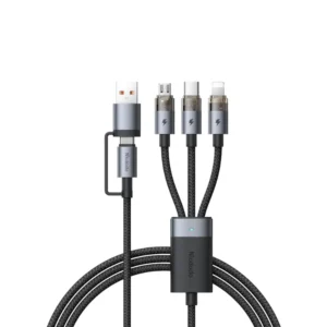 Mcdodo CA-7260 6 in 1 100W Transparent Cable with Charging Light