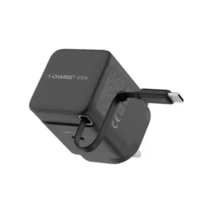Momax 1-Charge+ 65W GaN Charger with Retractable Cable