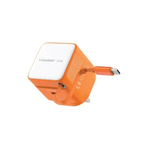 Momax 1-Charge+ GaN Charger with Built-In Type-C Cable 35W