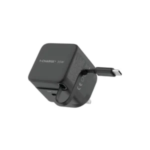 Momax 1-Charge+ GaN Charger with Built-In Type-C Cable 35W