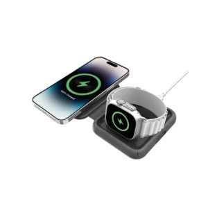 Momax UD30 Q.Mag Go 2-in-1 MagSafe 15W Wireless Charger