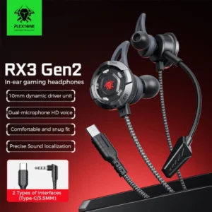 Plextone RX3 Gen 2 Gaming Earphones