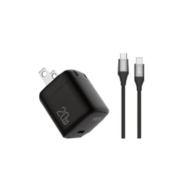 QCY CK02-MG 20W Charger with Type-C to Type-C Cable QCY CK02-MG 20W Charger with Type-C to Type-C Cable