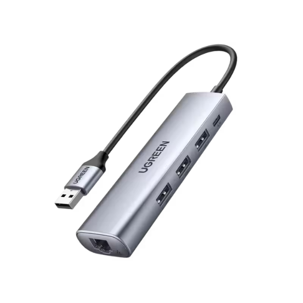 UGREEN CM475 4-in-1 USB 3.0 Hub with 1000Mbps Ethernet Adapter UGREEN CM475 4-in-1 USB 3.0 Hub with 1000Mbps Ethernet Adapter