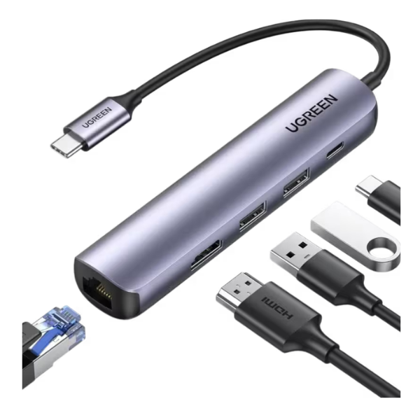 Ugreen CM136 5-in-1 USB-C to HDMI Multifunctional Hub Ugreen CM136 5-in-1 USB-C to HDMI Multifunctional Hub