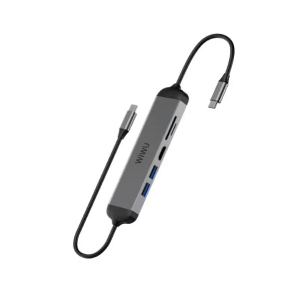 WIWU Alpha 5 In 1 USB-C Hub A521H WIWU Alpha 5 In 1 USB-C Hub A521H
