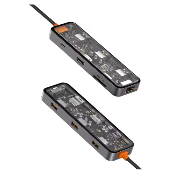WiWU Cyber 8-in-1 Type-C Hub Docking Station CB008 WiWU Cyber 8-in-1 Type-C Hub Docking Station CB008