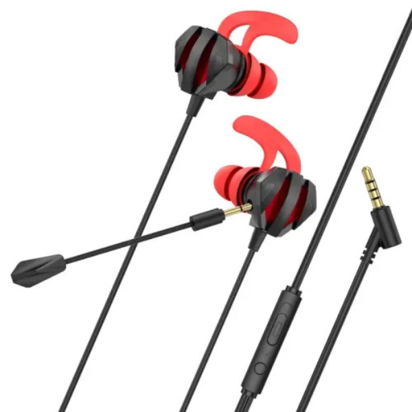 Hoco M105 Sharp 3.5mm Wired Gaming Earphone With Detachable Mic Hoco M105 Sharp 3.5mm Wired Gaming Earphone With Detachable Mic