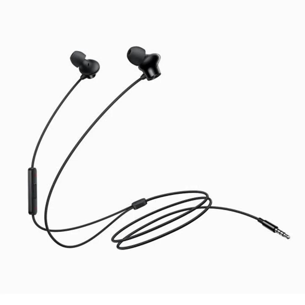 OnePlus Nord Magnetic control 9.2mm drivers 3.5mm Wired Earphones - Black - Image 2