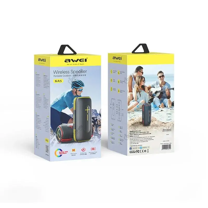 Awei KA5 20W Portable bluetooth Speaker - 2400mah